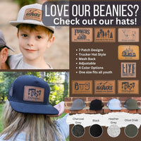 Raised in a Barn Cow Country Western Hat for Kids Rural Farm