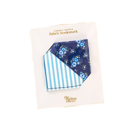 Corner Keeper Fabric Bookmark-Endless Daydream Navy