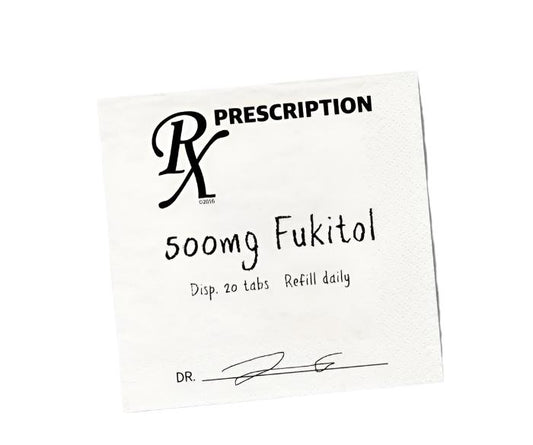 Fukitol Rx Cocktail Napkins