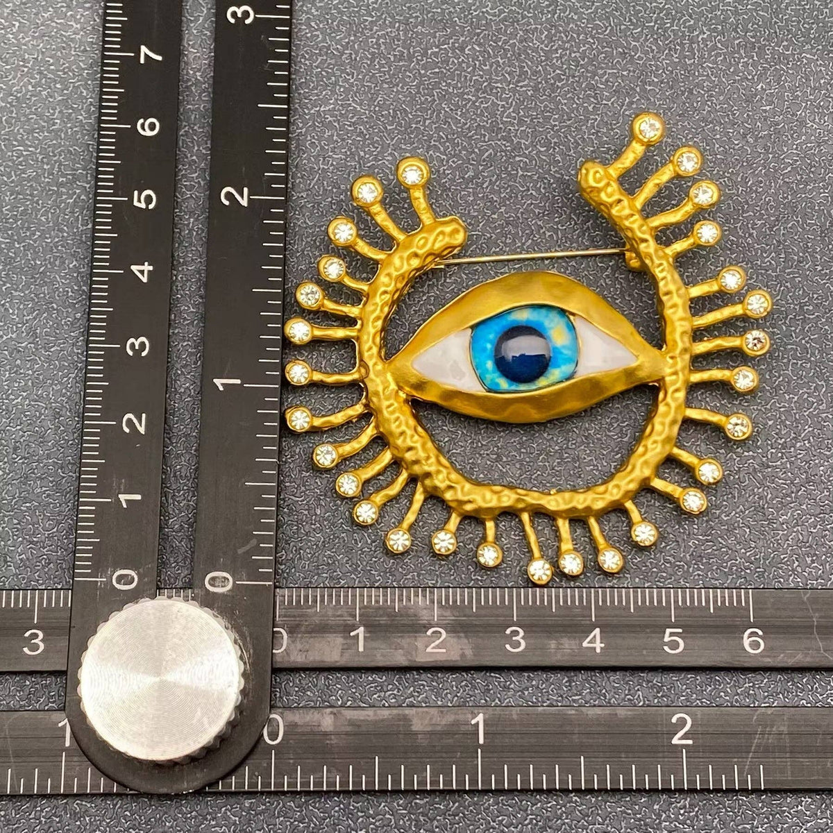 Evil Eye Brooch