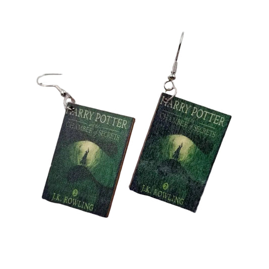Masterpiece Mini Book Earrings