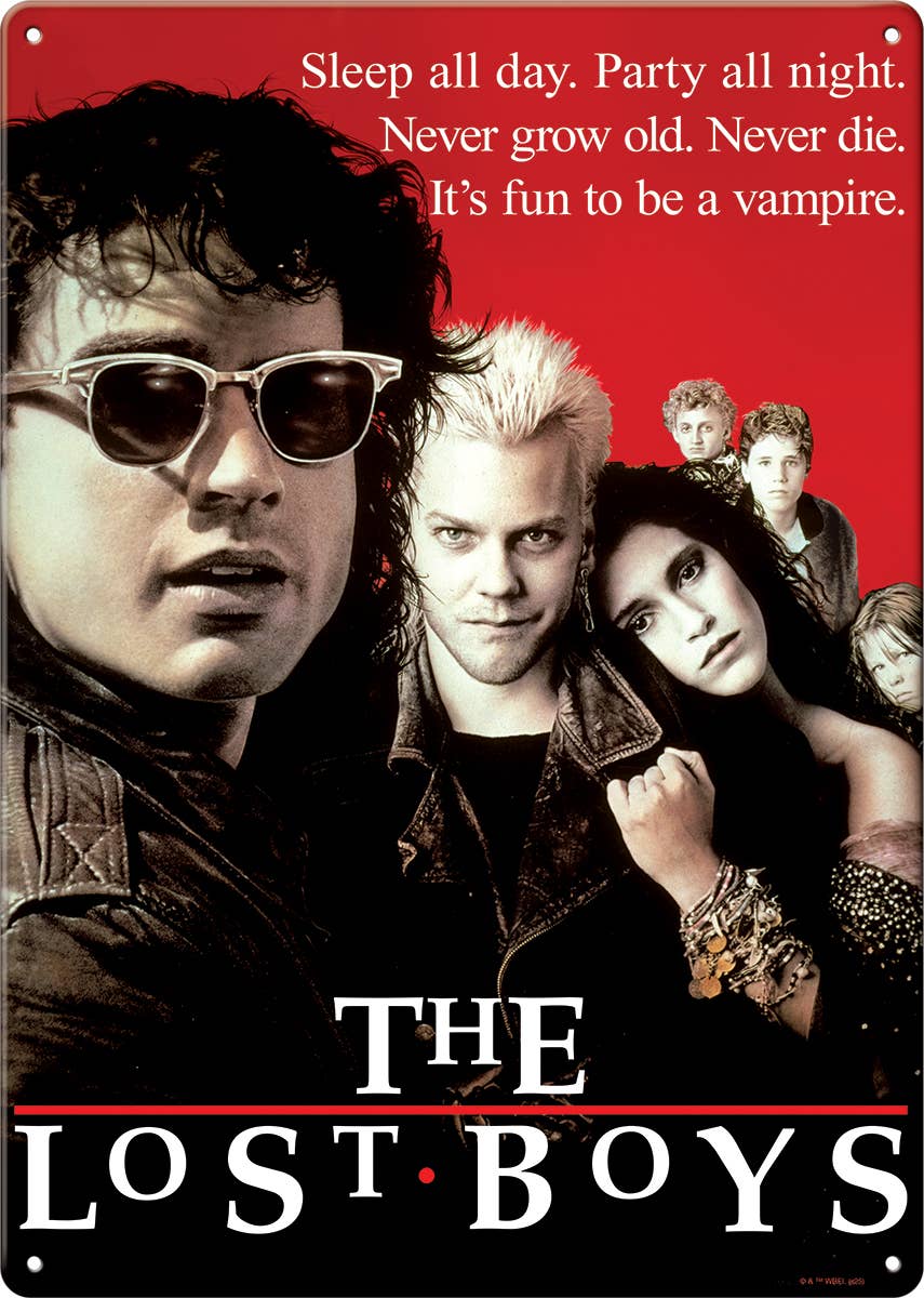Horror Movies Lost Boys Movie Poster Metal Sign