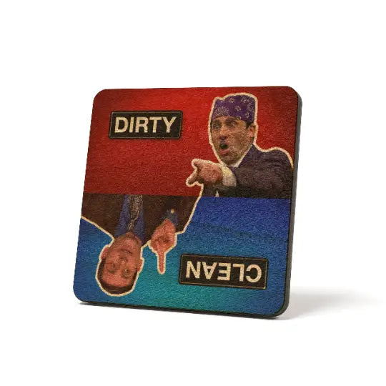 Michael Scott Dirty Clean Dishwasher Magnet