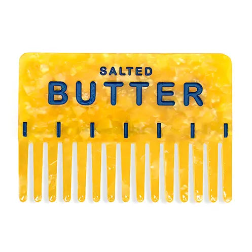 Wide-Tooth Mini Hair Comb Butter Stick