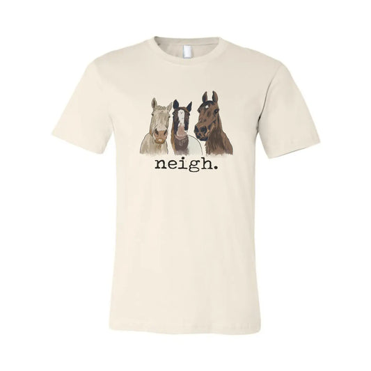 "Neigh" Horse Tee