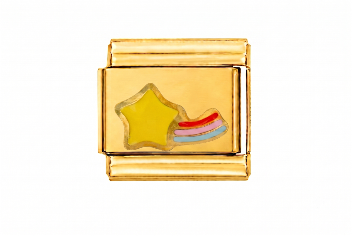 Shooting Star Italian Charm