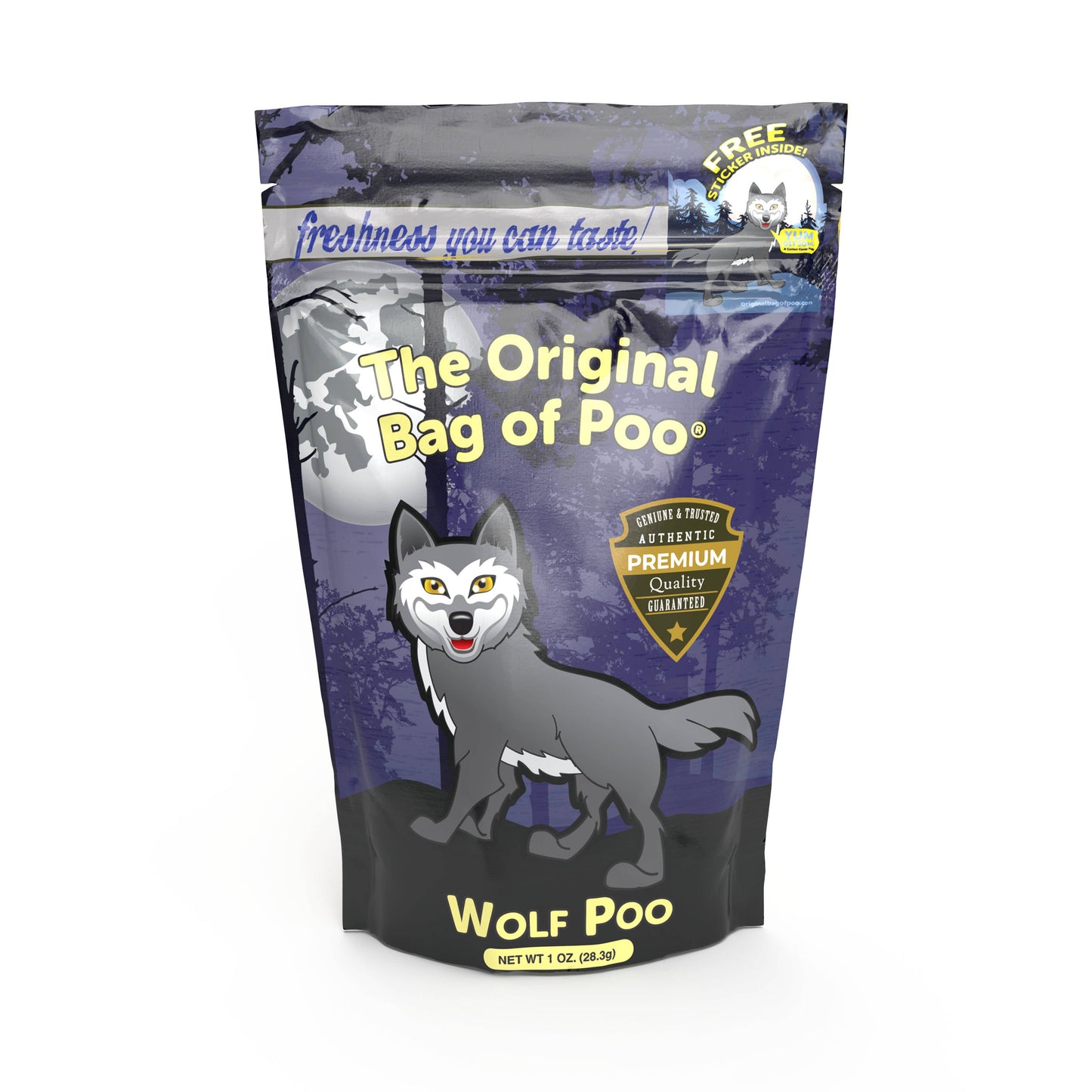 The Original Bag of Poo® (Wolf Cotton Candy Poo)