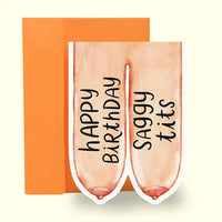 Saggy Tits Card