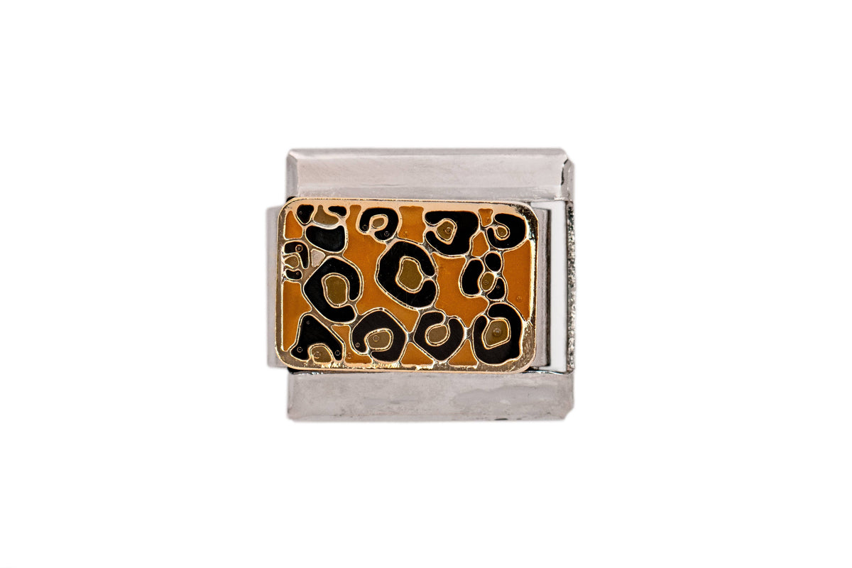 Leopard Print Italian Charm
