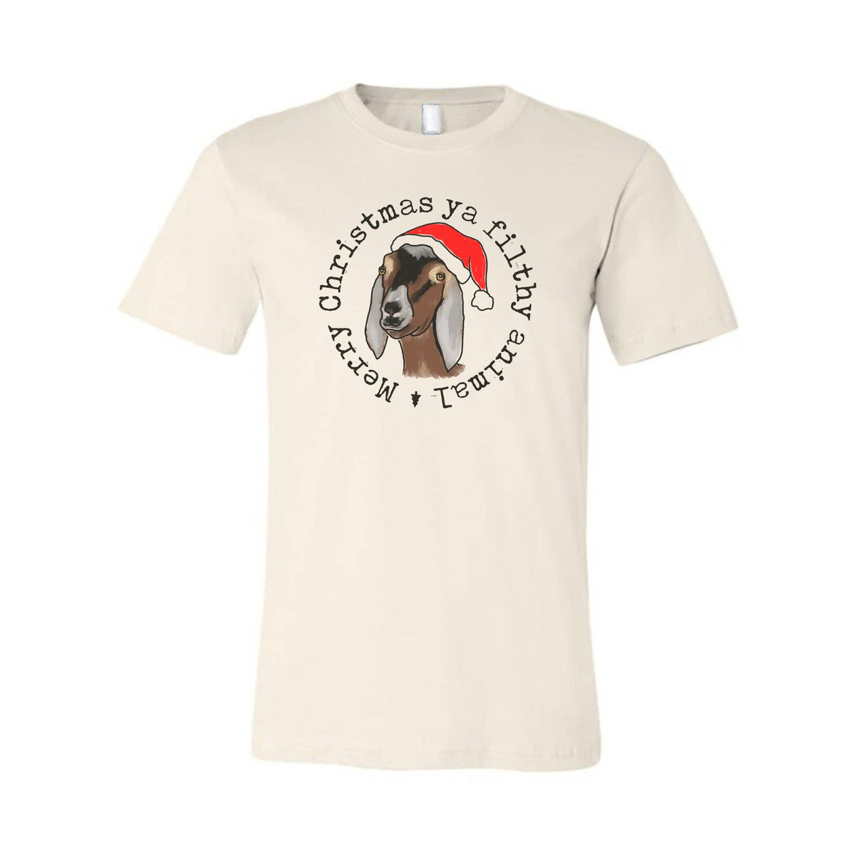 Filthy Animal Christmas Goat Tee