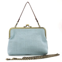 Frog in the Lily Pond Kiss Lock Bag