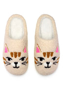 Cat Face Kids Slippers