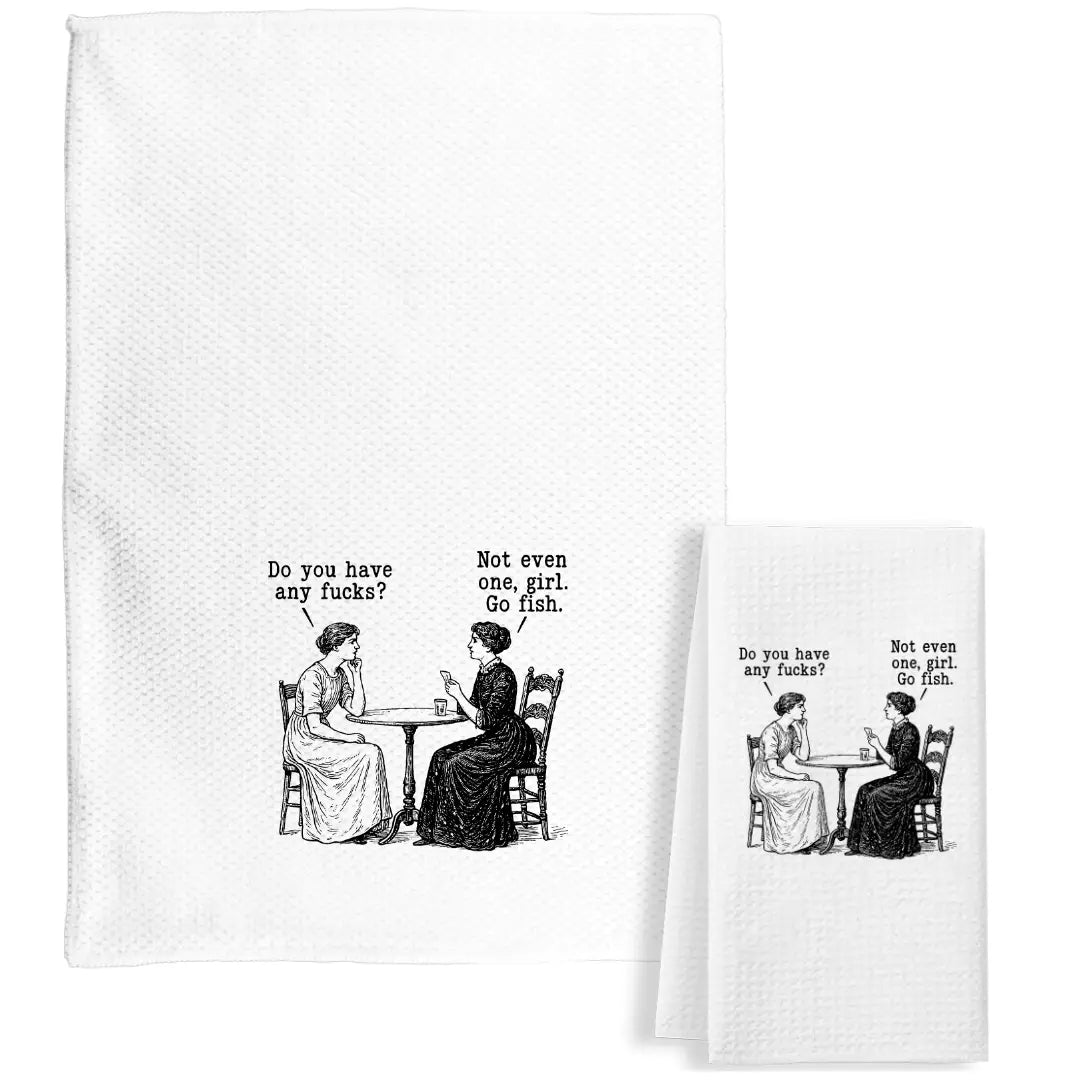 Go Fish Tea Towel