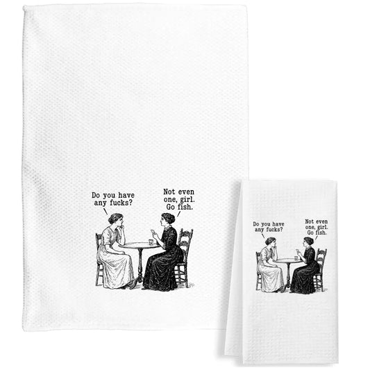 Go Fish Tea Towel