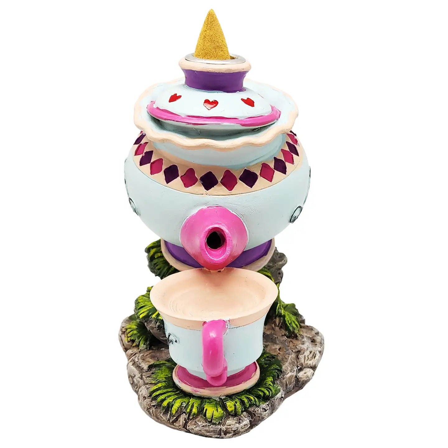Alice in Wonderland Tea Pot Back Flow Incense Burner