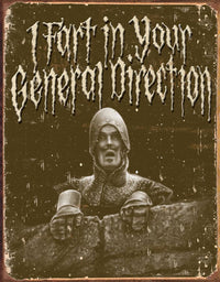 Python - In Your Direction Tin Sign