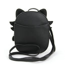 Glow in the Dark Sugar Skull Cat Crossbody Bag in Vinyl