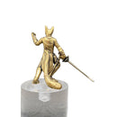 Brass Cat Swordsman Crafts Decoration Desktop Ornaments