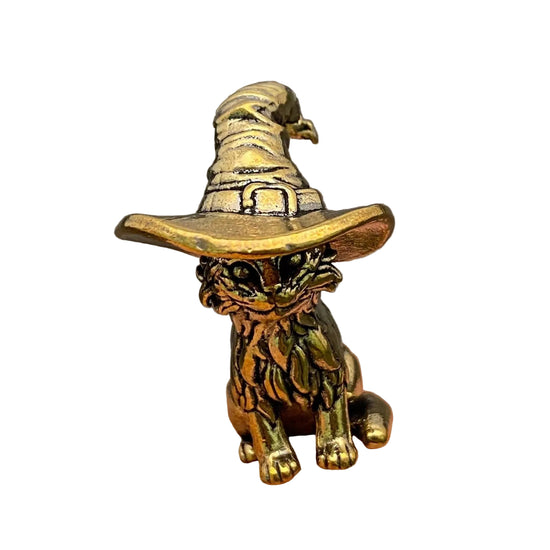 Brass Magic Cat Crafts Desktop Ornaments Decoration