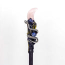 Rose Quartz Moon & Snake Magic Wand w/ Gift Box