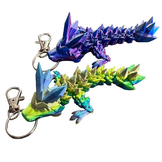 Crystal Dragon Keychain