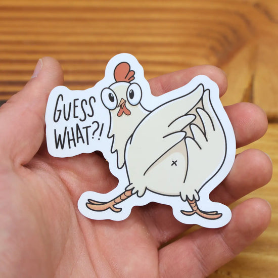 Guess What Chicken Sticker