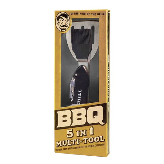 “Grill and Chill” 5 in 1 BBQ Tool