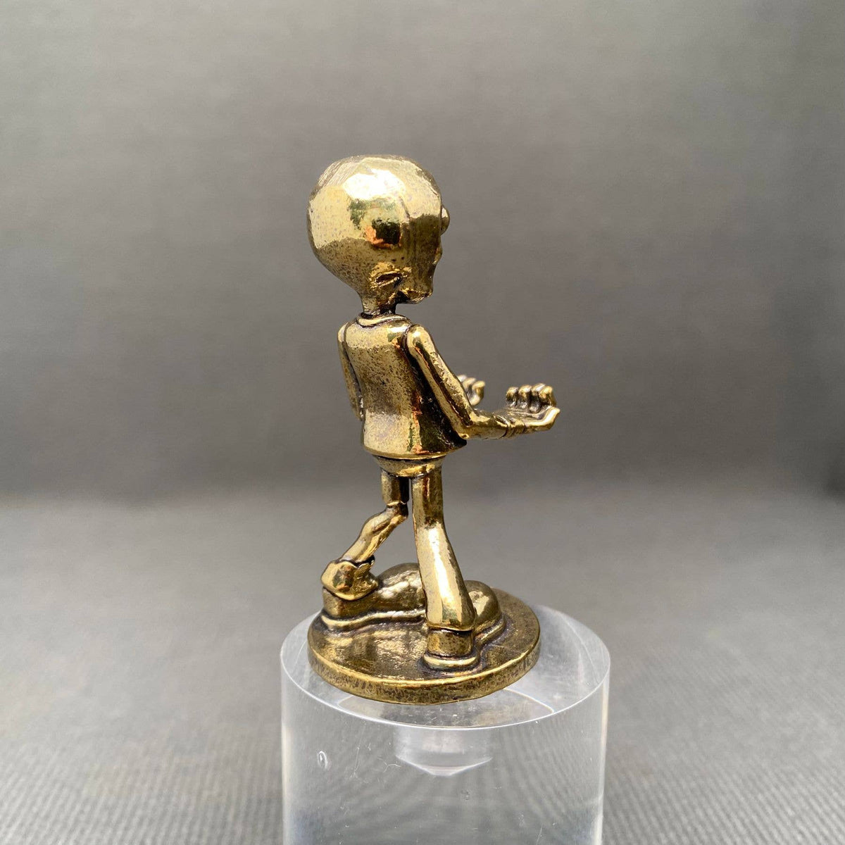 Brass Zombies In Suits Crafts Decoration Desktop Ornaments