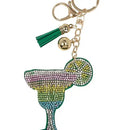 Rhinestone Cocktail Keychains