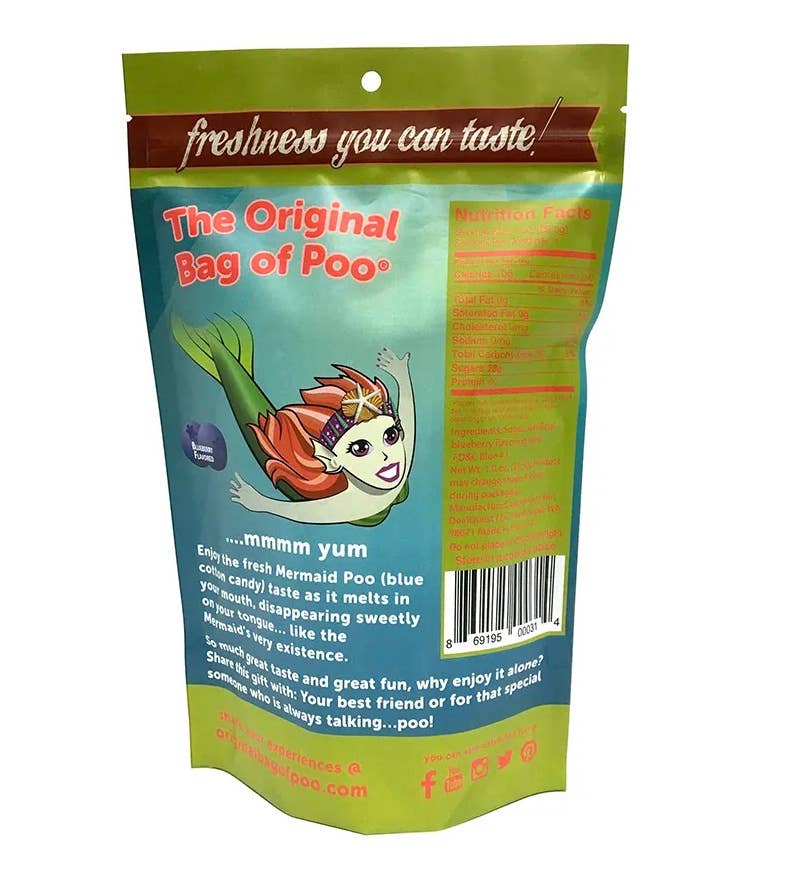 The Original Bag of Poo® (Mermaid Cotton Candy Poo)
