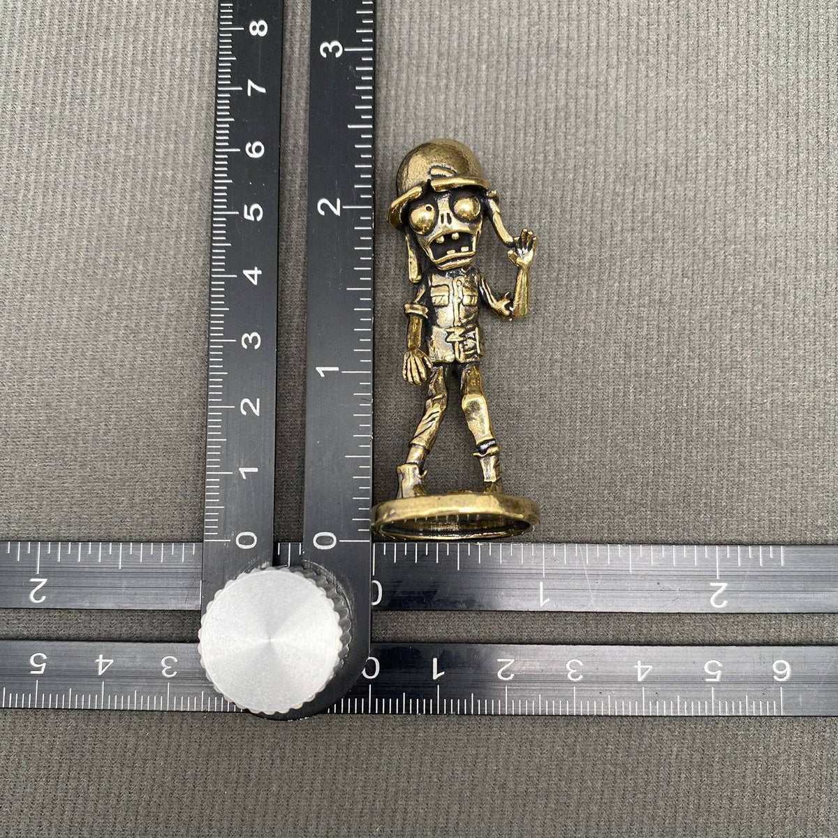 Brass Zombie Soldier Crafts Decoration Desktop Ornaments