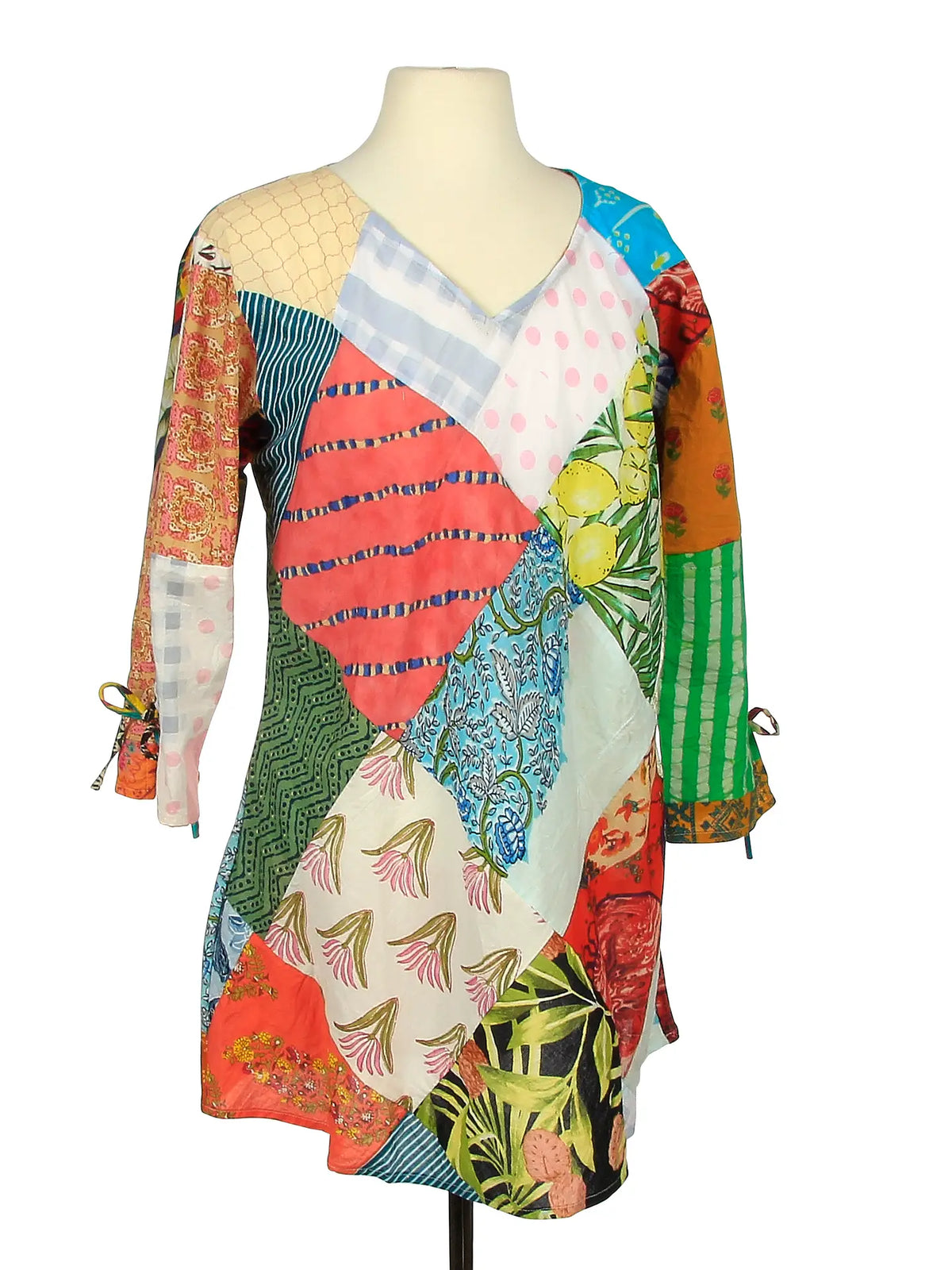 Tunic Cotton Patchwork Top