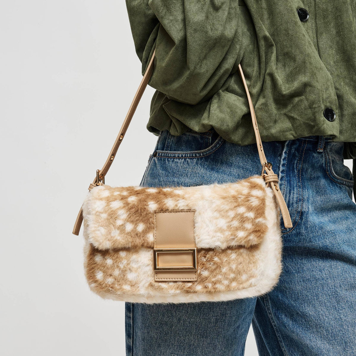 Beverly Faux Fur Crossbody