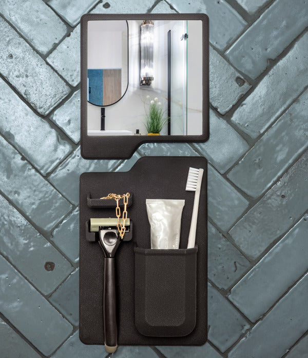 Beardless Leader Fogless Shaving Mirror & Organizer
