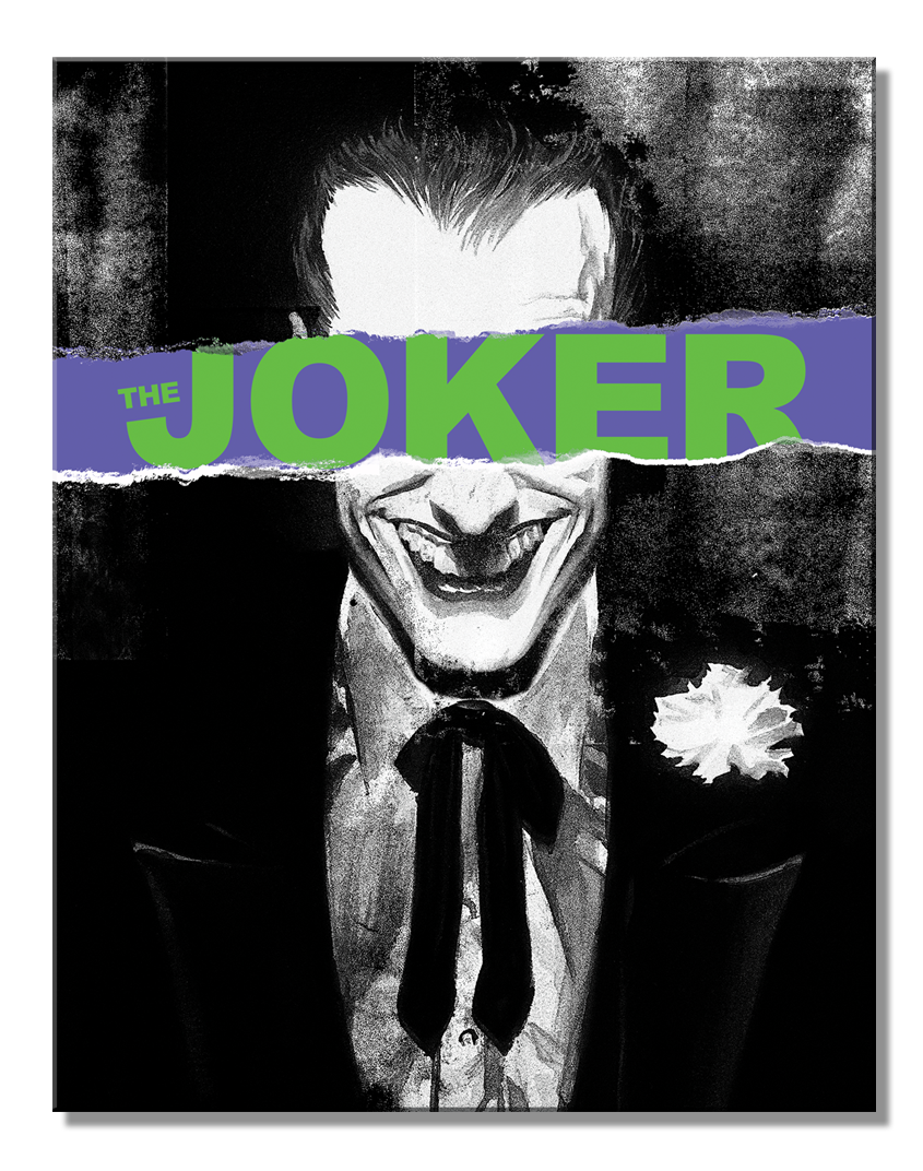 Joker Sliced Tin Sign