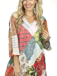 Tunic Cotton Patchwork Top