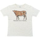 Raised in A Barn Cow Kid Tee