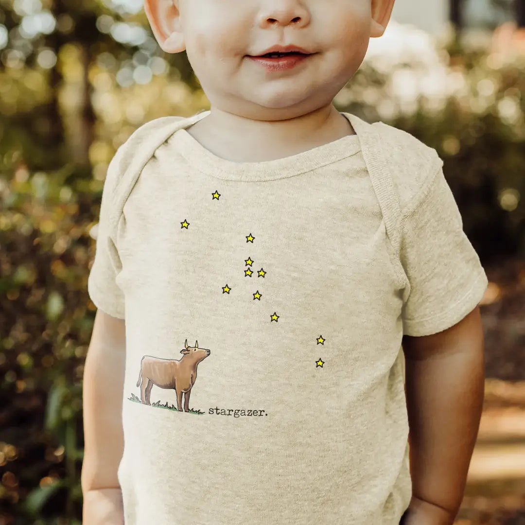 "Stargazer" Cow Onesie
