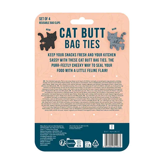 Cat Butt Bag Ties
