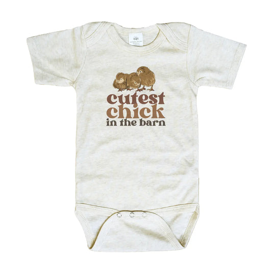 Cutest Chick Barn Onesie