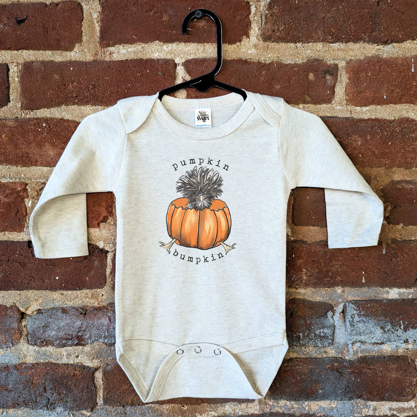 Pumpkin Bumpkin Funny Chicken Fall Farm Baby Clothing