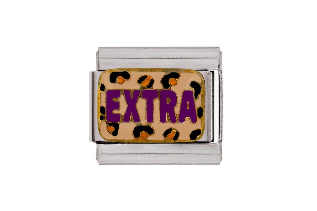 Extra Leopard Italian Charm