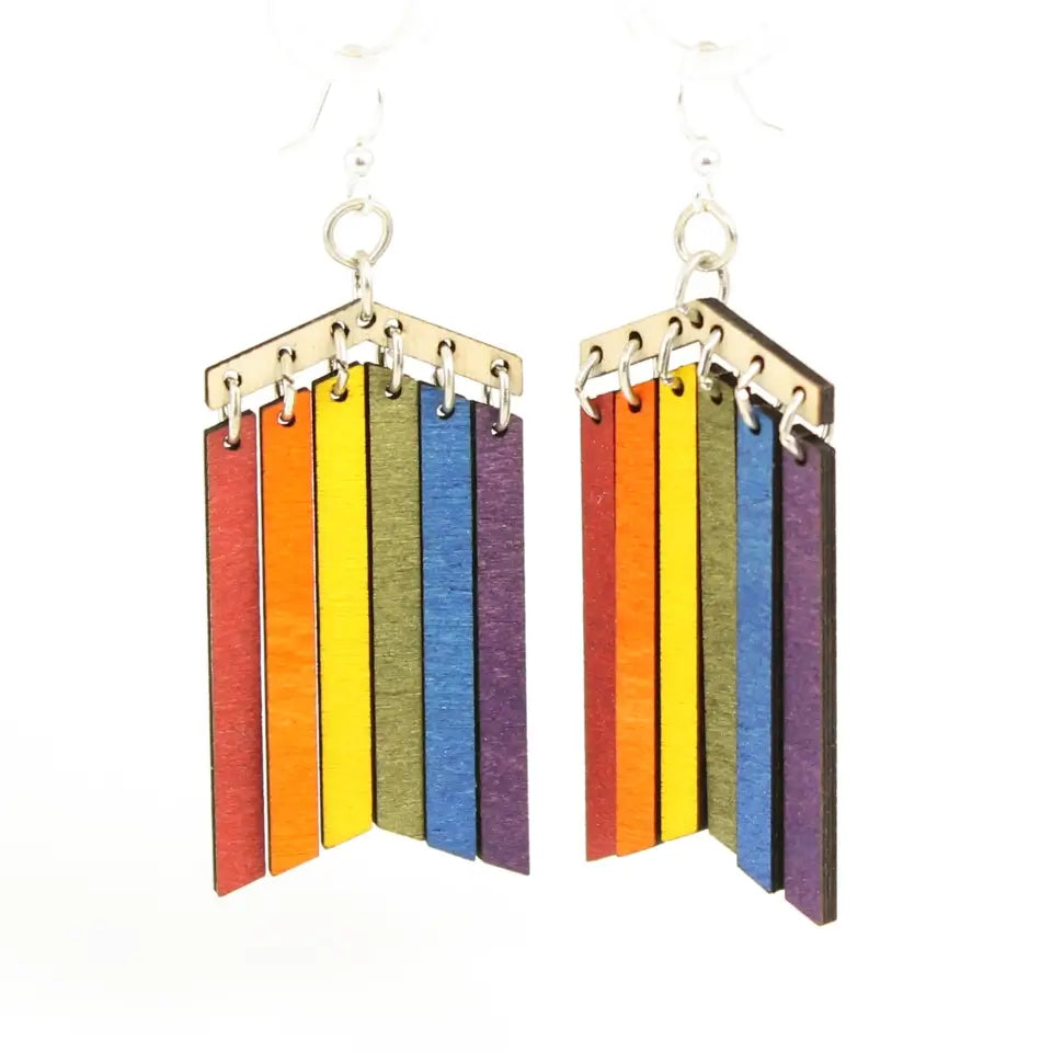 Pride Wooden Earrings