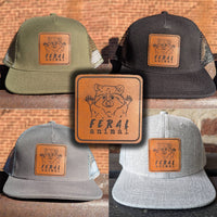 Feral Animal Raccoon Trucker Hat for Kids