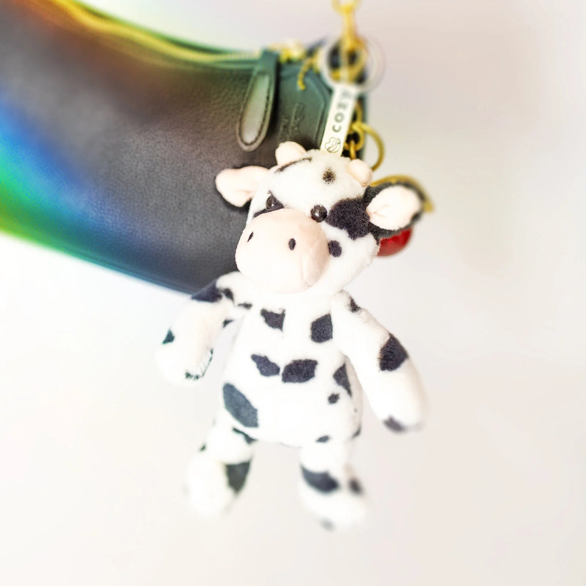 Mooey Cow Plushie Keychain