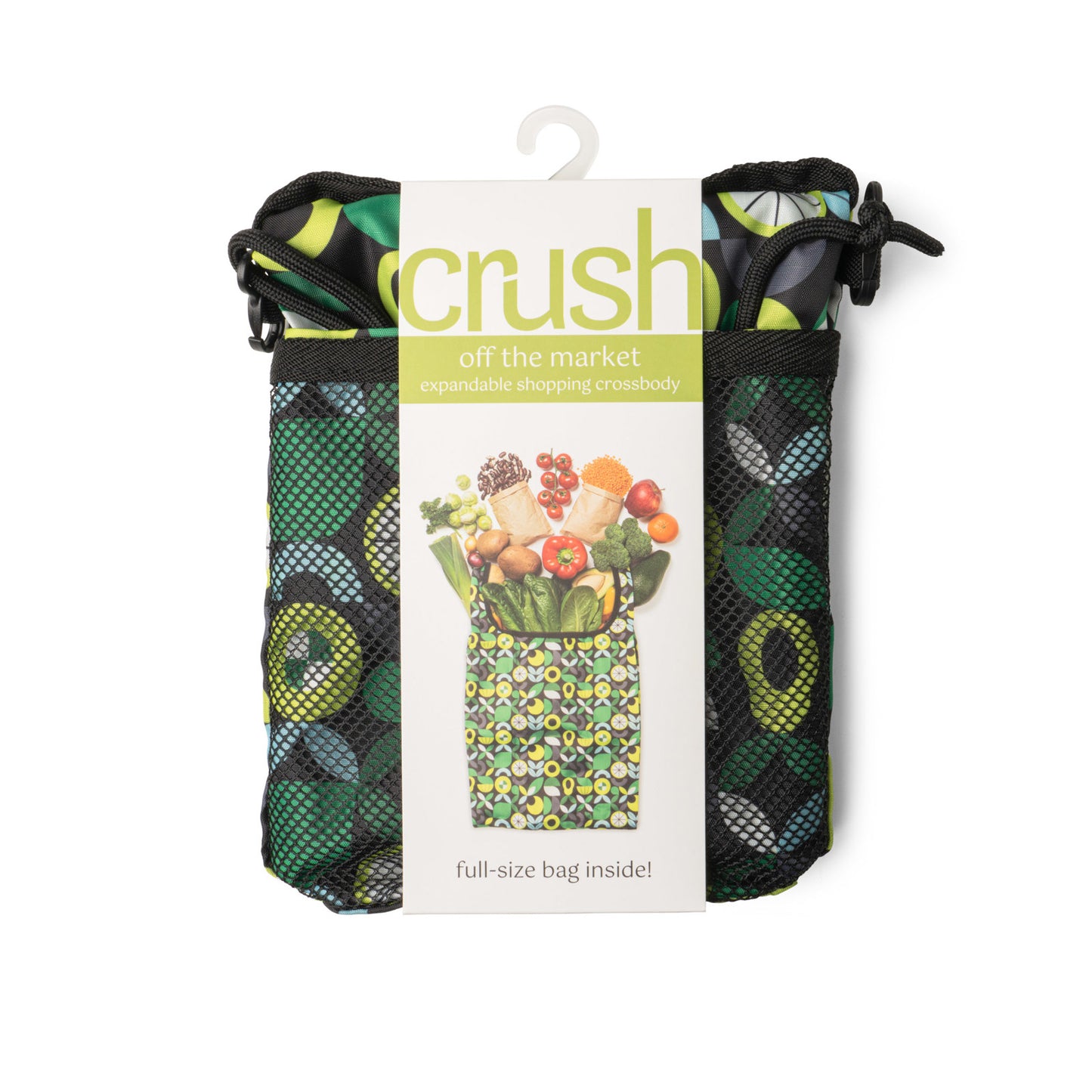 Crush Off The Market Expandable Shopping Crossbody