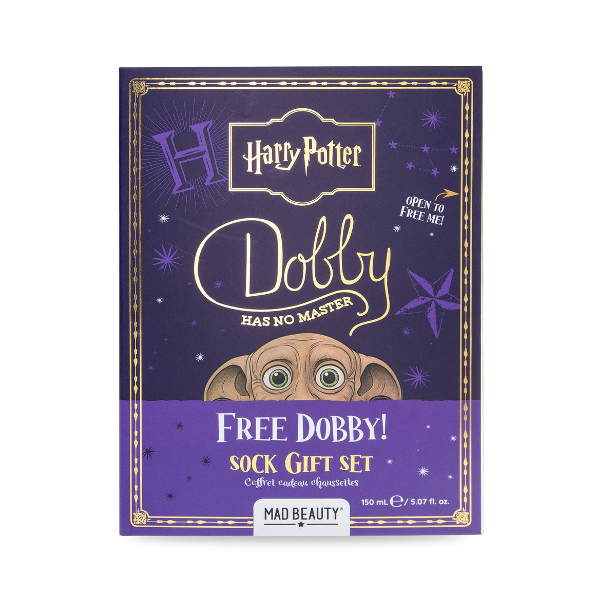Harry Potter Foot Lotion & Dobby Sock Pair Gift Set