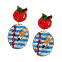 Seed Bead Teacher Earrings