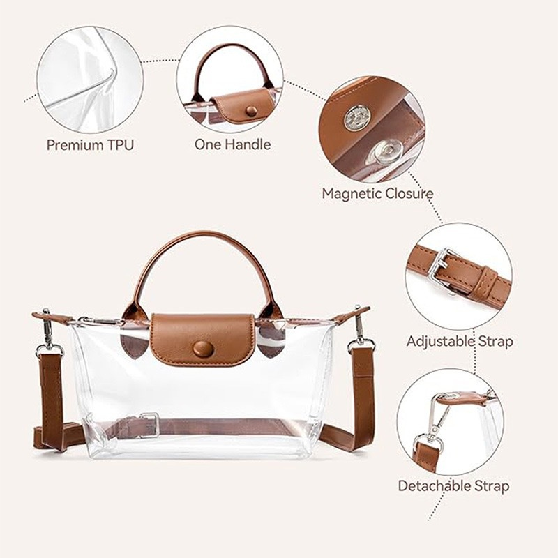 Mini Clear Stadium Crossbody Bag
