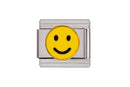 Smiley Face Italian Charm